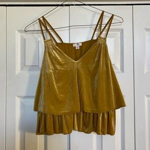 Velvet Crop Tank